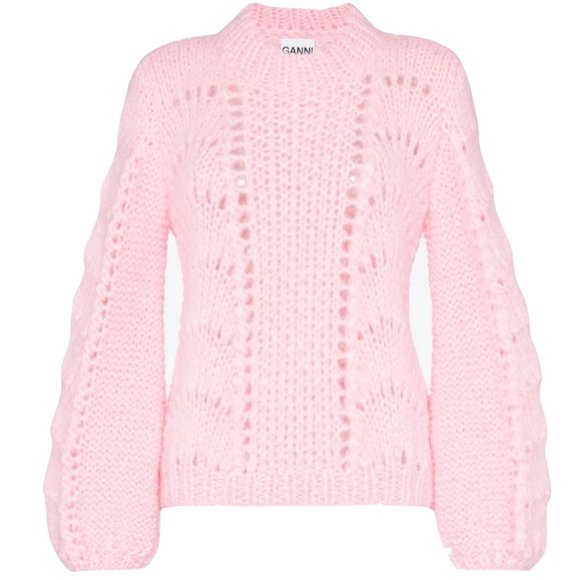 GANNI Julliard Wool Mohair Sweater - Picture 2 of 12